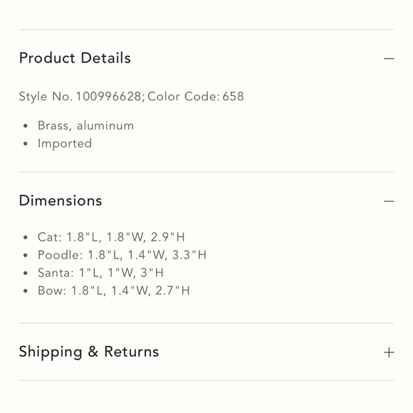 Anthropologie Gold Brass Cat Candle Snuffer - Picture 3 of 4